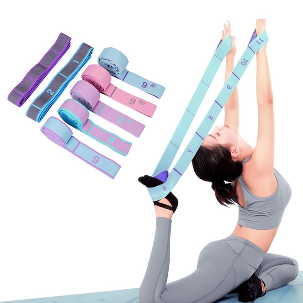 Yoga Fitness Resistance Band - Portable Elastic Yoga Stretching Belt Digital