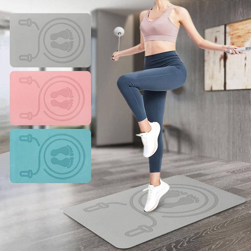 Gym Floor Mats - 6mm Jump Rope Mat TPE Material