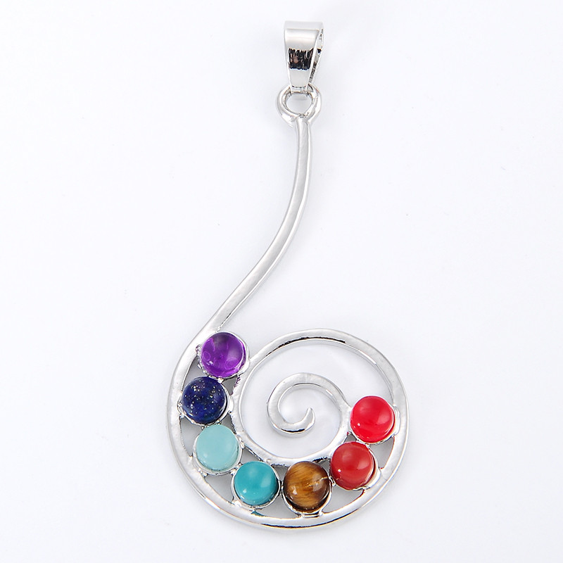 7 Chakra Stone Necklace Pendan - огляд і ціна Yoga Health & Fitness Center