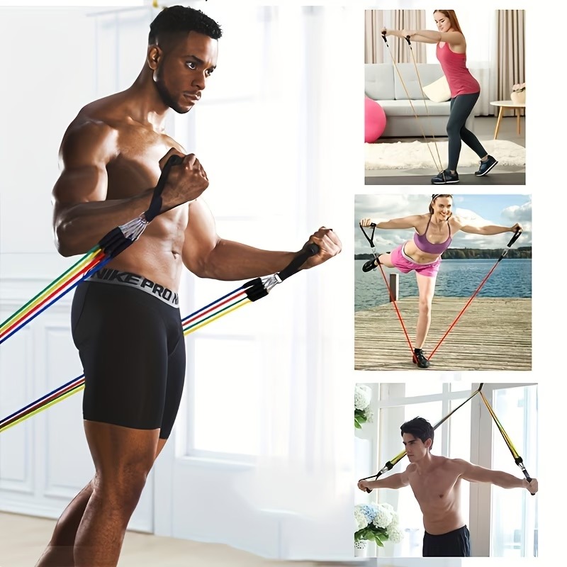 Resistance Band Set with Door  - огляд і ціна Yoga Fitness Resistance Band