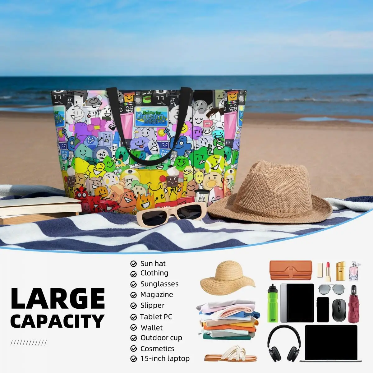 BFDI Group Picture Beach Tote  - огляд і ціна Yoga Fitness Group