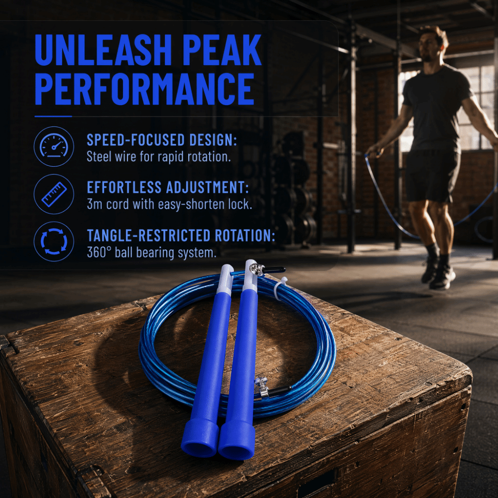 Durable Steel Wire Jump Rope T - огляд і ціна Speed Skipping Rope