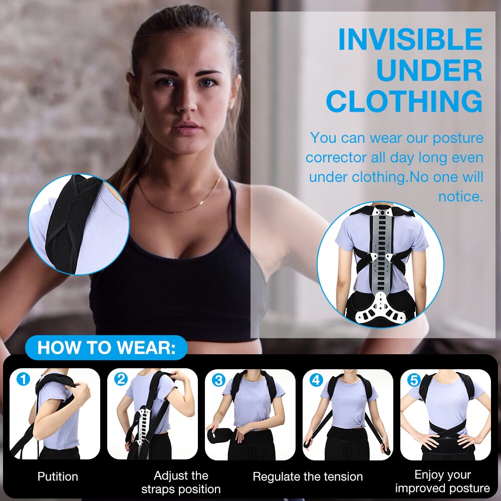 Lumbar Spinal Bad Back Posture - огляд і ціна Posture Corrector Back