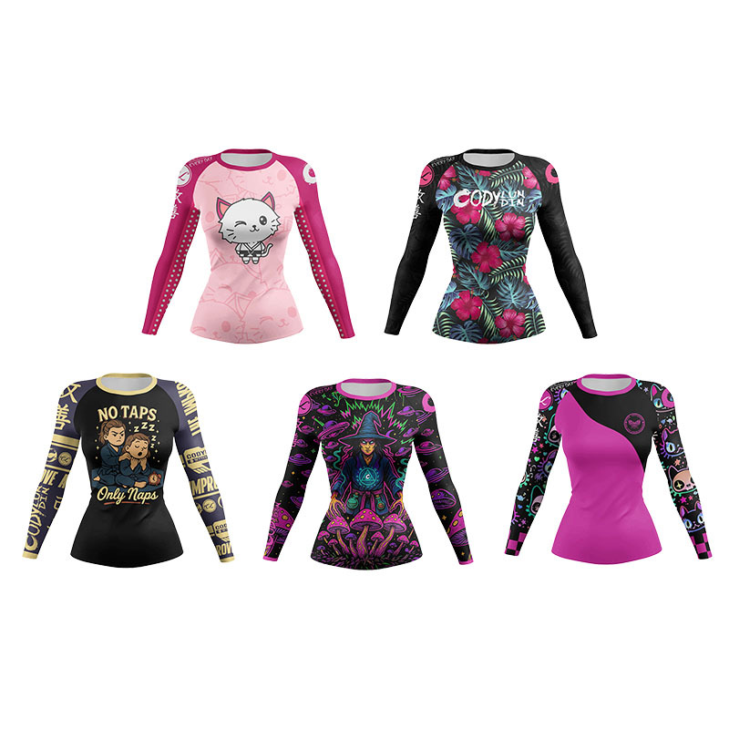 Women MMA Compression Sport T- - огляд і ціна Yoga Fitness Jiu Jitsu