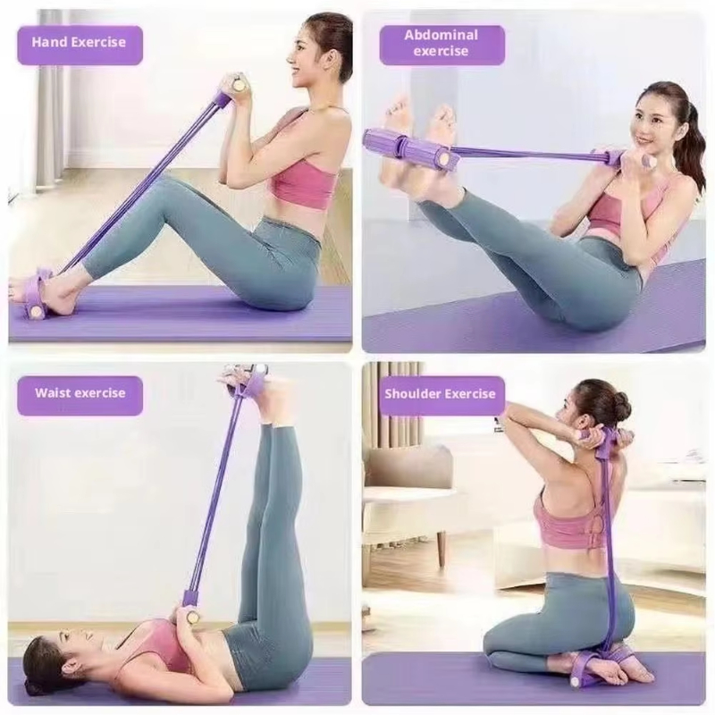 2PCS Multi-Functional 6 Tube P - огляд і ціна Yoga Fitness Resistance Band