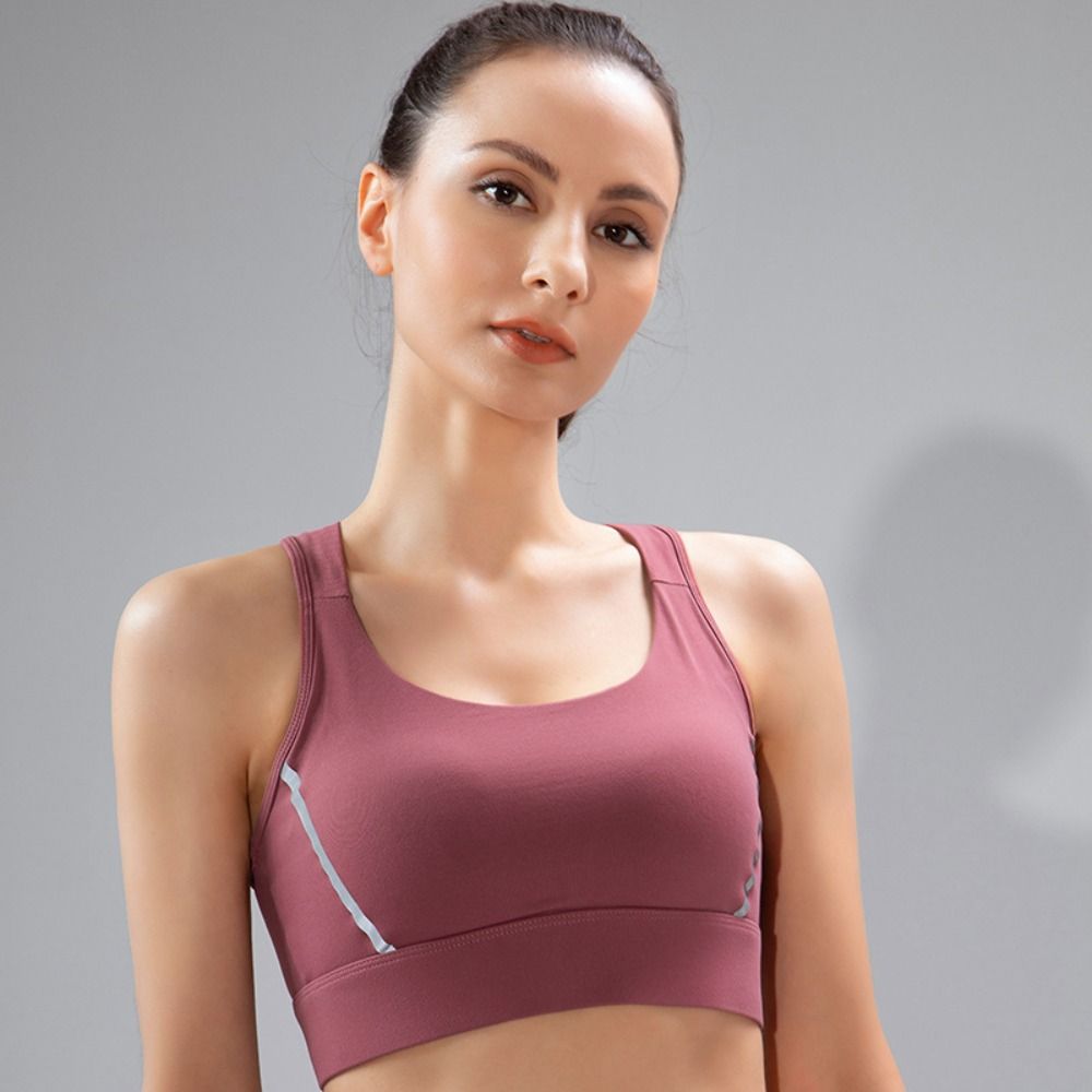 Solid Color I-shaped Sports Br - огляд і ціна Fitness Yoga Youth