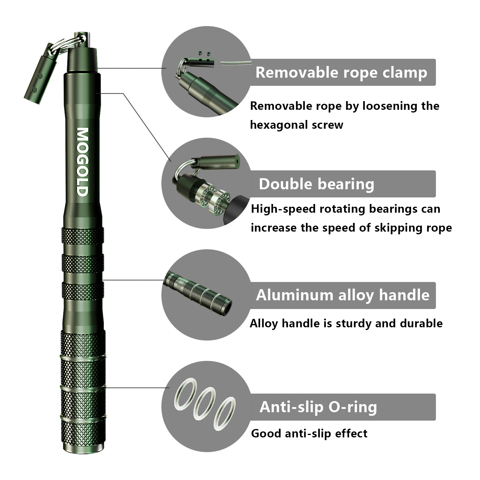 Anti-tangling fast skipping ro - огляд і ціна Speed Skipping Rope