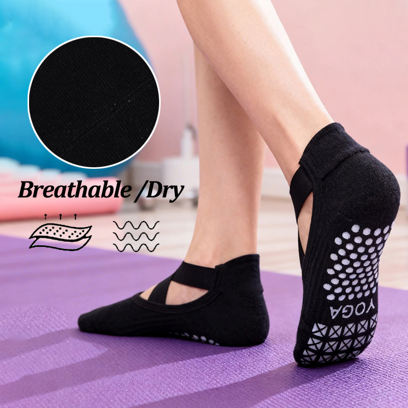Women Non-Slip Yoga Socks Sili - огляд і ціна Fitness Yoga Pilates