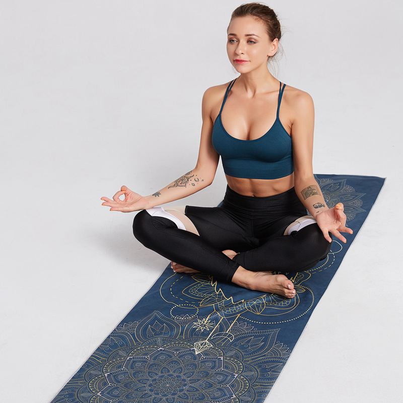 New Yoga Mat Towel 63*185cm Si - огляд і ціна Gym Floor Mats