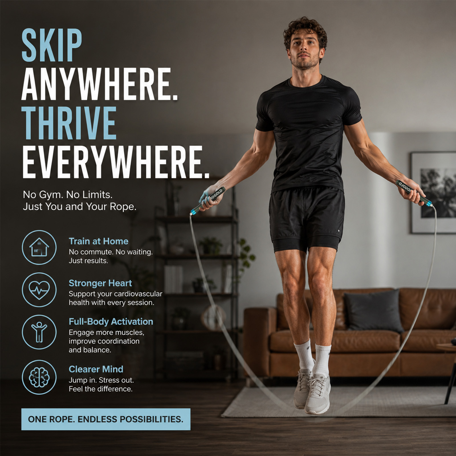 MOGOLD Professional Speed Jump - огляд і ціна Speed Skipping Rope
