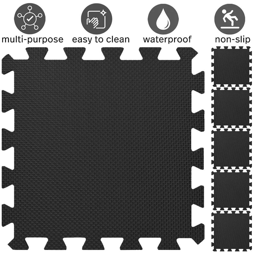 8/16 Pcs Gym Mat Cross-pattern - огляд і ціна Gym Floor Mats
