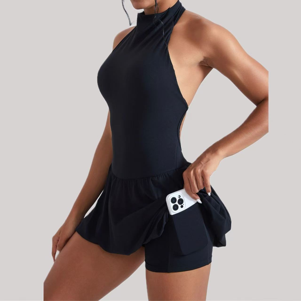Ningyu High Neck Golf Tennis D - огляд і ціна Yoga Fitness Group