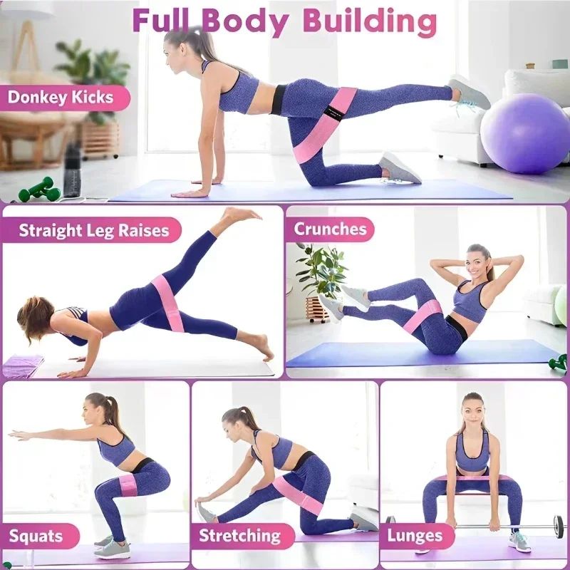 Fabric Resistance Hip Booty Ba - огляд і ціна Yoga Fitness Resistance Band