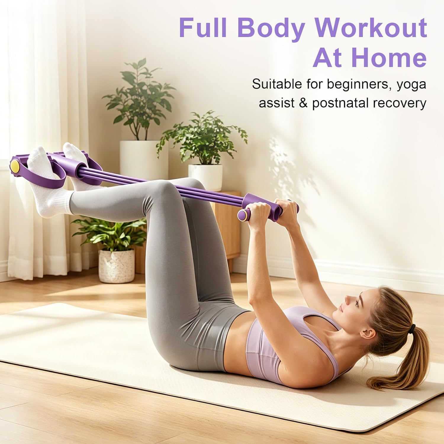 4-Tube Resistance Band Multi F - огляд і ціна Yoga Fitness Resistance Band